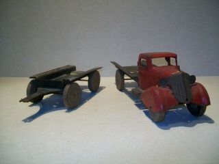 Vintage Pressed Steel 1930 ' s Wyandotte Circus Truck - Missing Cages - USA 5