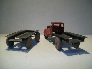 Vintage Pressed Steel 1930 ' s Wyandotte Circus Truck - Missing Cages - USA 6