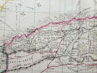 Antique Map of Northern Africa,  the Iberian Peninsula and Mediterranean 5