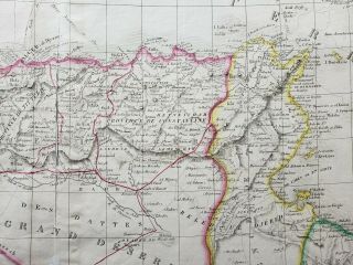 Antique Map of Northern Africa,  the Iberian Peninsula and Mediterranean 6