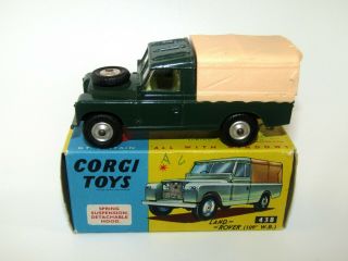 Corgi 438 Land Rover 109 Wb Green Very Good