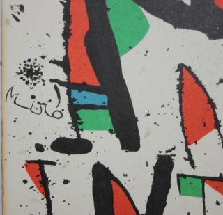 Joan Miro Limited Edition Amnesty International Exhibition Lithograph - 1977 3