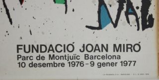 Joan Miro Limited Edition Amnesty International Exhibition Lithograph - 1977 6