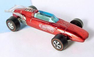 1969 Mattel Hot Wheels Redline Indy Eagle Red Hk Great Wheels