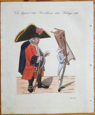 Bertuch Colored Print Giant From Peru - 1790 (ns)