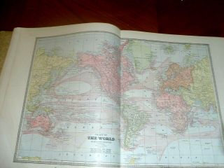 CRAM ' S UNRIVALED FAMILY ATLAS OF THE WORLD - 1883 5