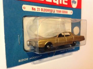 Vintage Budgie No 21 RARE 1968 Oldsmobile 98 Town Sedan MOC Made in England 4