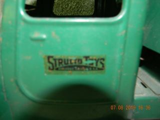 Vintage Structo Pressed Steel Dump Truck. 6