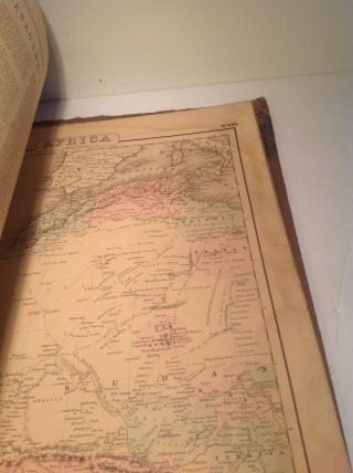 Woolworth Colton ' s 1858 General Atlas with Descriptions Complete 9