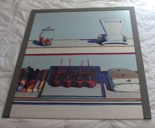 Wayne Thiebaud 36x30” 1980 Pencil Signed By Artist Lithograph