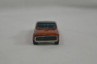 1967 Hot Wheels Redline Custom Fleetside Orange with Black Roof with Button 3