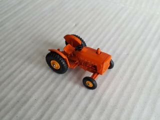 RARE Matchbox Lesney 39 Ford Tractor All In Orange / EXC.  - NM / LOOSE 2