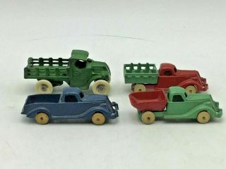 Hubley Toy Mac Trucks 4 Total,  One Unmarked The Others 12,  9