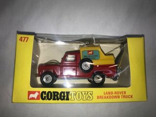 Corgi Toys 477 Land - Rover Breakdown Truck