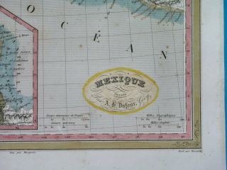 1840 MAP TEXAS REPUBLIC UNITED STATES HOUSTON DALLAS CALIFORNIA MEXICO 2