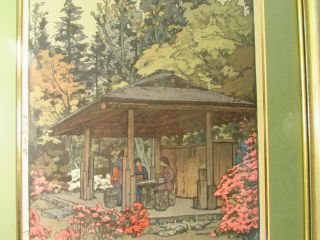 HIROSHI YOSHIDA (JAPAN 1876 - 1950) COLORED WOODBLOCK PRINT 