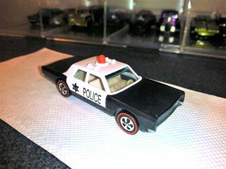 1968 Hot Wheels Redlines Police Cruiser - Made In The Usa