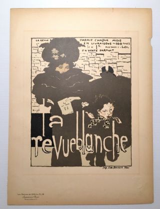 “la Revue Blanche” Pierre Bonnard Les Maitres De L’affiche Lithograph