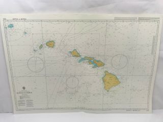 Admiralty Chart Nautical Map North Pacific Ocean Hawaii To Nihoa 1510 1997