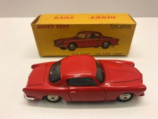 Dinky Toys 24jc Coupe Alfa Romeo 1900 Sprint Diecast Car With Box