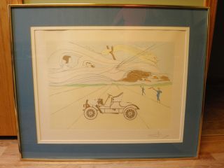 Salvador Dali " Invention Of The Automobile ",  Edition Of 50 Artist 