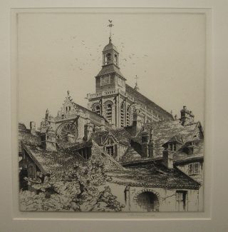 John Taylor Arms Exceptional 1932 Etching 