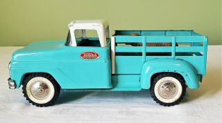 Early Tonka Toys Ford Cab FARM STAKE RACK PICK - UP TRUCK 60 ' s V RARE 5