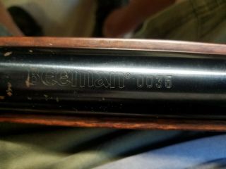 Beeman 0035.  177 pellet rifle single shot break barrel pump without gun case 3