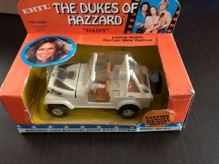 1981 - Ertl - Daisy Duke Jeep Wrangler - Dukes Of Hazzard Tv Show