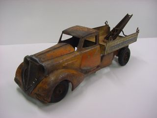 1930 ' s Metalcraft Goodrich & Silvertown Tires wrecker 