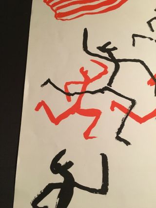 Alexander Calder : Madison Square Boys / Open Edition Lithograph 6
