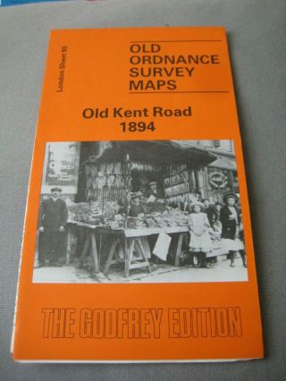 Old Ordnance Survey Maps Old Kent Road London 1894 Godfrey Editition