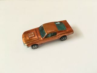 Hot Wheels Redline - Rare Orange Hk 1968 Custom Mustang - Please Read