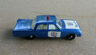 Matchbox Lesney Police Patrol Car Ford Fairlane No.  55 CN 3