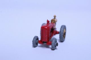 FANTASTIC MATCHBOX MOKO LESNEY NO.  4 MASSEY HARRIS TRACTOR METAL WHEEL NEARMIB 5