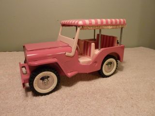 Tonka Pink Surrey Jeep 1960 