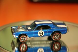 1970 Hot Wheels Redline Spoilers Blue Nitty Gritty Kitty Incredible Car