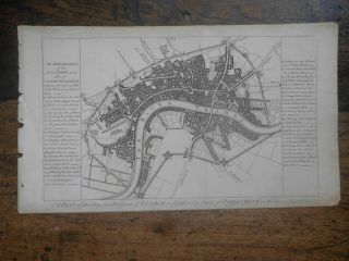 The City And Environs Of London,  As Fortified.  1642 & 1643 Harrison C1775