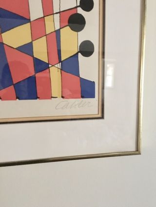 1971 Alexander Calder Limited Edition Lithograph “Balloons” Full Color 2