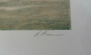 HAROLD ALTMAN.  LITHOGRAPH HAND SIGNED BY ARTIST.  LIMITED EDITION.  1989 2