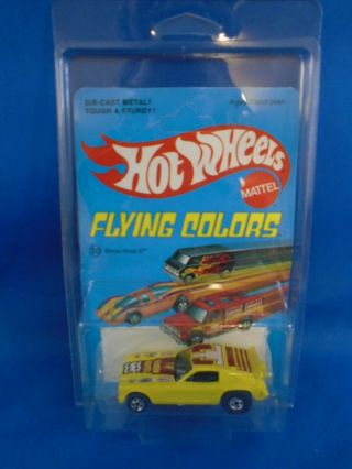 Hot Wheels Show Hoss Ii On Flying Colors Card Hk Base.  Un - Punched