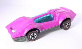 1970 Mattel Hot Wheels Redline Bugeye Fluorescent Pink Hong Kong