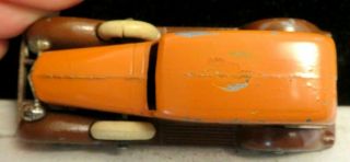 Tootsietoy 1930 ' s Graham Series Car 0613 6 Wheel Orange/Brown Sedan Shape 5