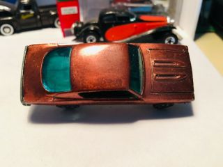 Hotwheels Redlines custom barracuda rare combo tuff copper and brown interior 4