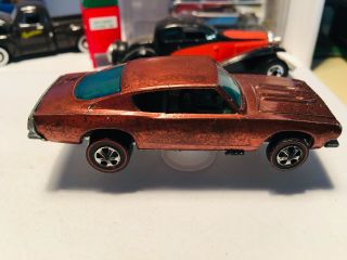 Hotwheels Redlines custom barracuda rare combo tuff copper and brown interior 5