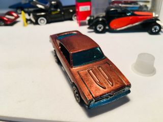 Hotwheels Redlines custom barracuda rare combo tuff copper and brown interior 8