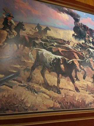 Robert Summers “Legend Of The West” Time - Limited Edition Offset Litho.  - 1986 3