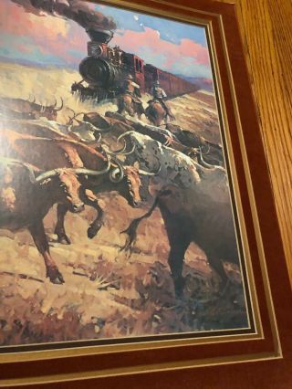 Robert Summers “Legend Of The West” Time - Limited Edition Offset Litho.  - 1986 4