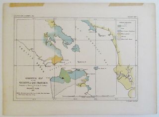 1853 Geologic Map Of The Vicinity Of San Francisco,  U.  S.  P.  R.  R.  Survey,  Wm.  Blake