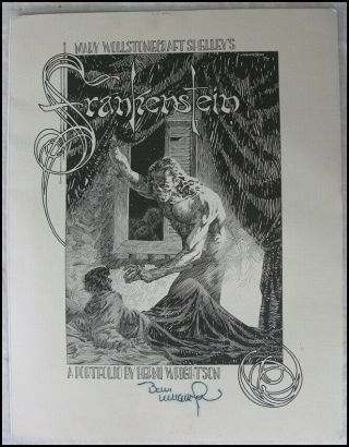 6 Prints Berni Wrightson Frankenstein Portfolio Signed Limited Edition 1980